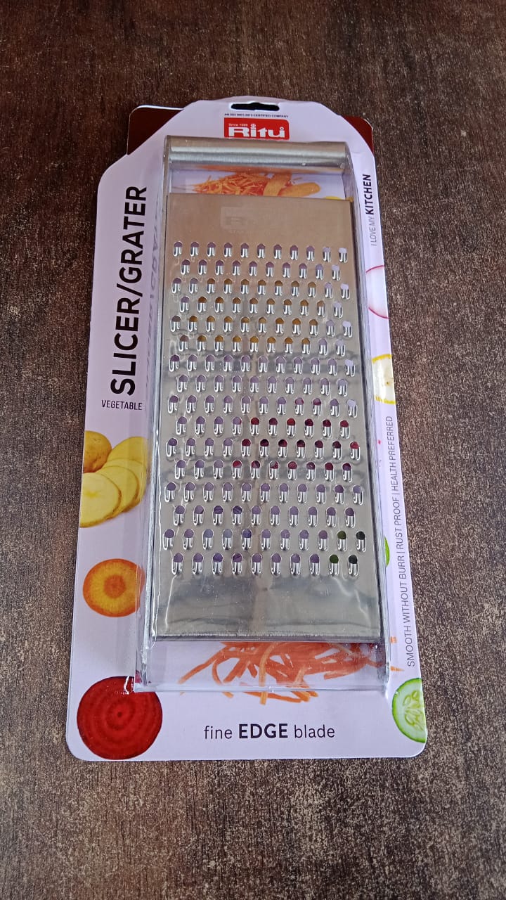 Ritu Premium Stainless Steel Handheld Grater & Slicer (1 Pc) Ritu Premium Stainless Steel Handheld Grater & Slicer (1 Pc)
